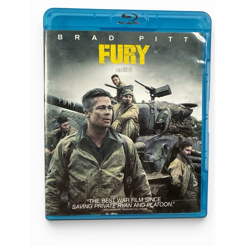 Sony Pictures Fury Blu-ray 2014 Brad Pitt David Ayer War Movie R Widescreen
